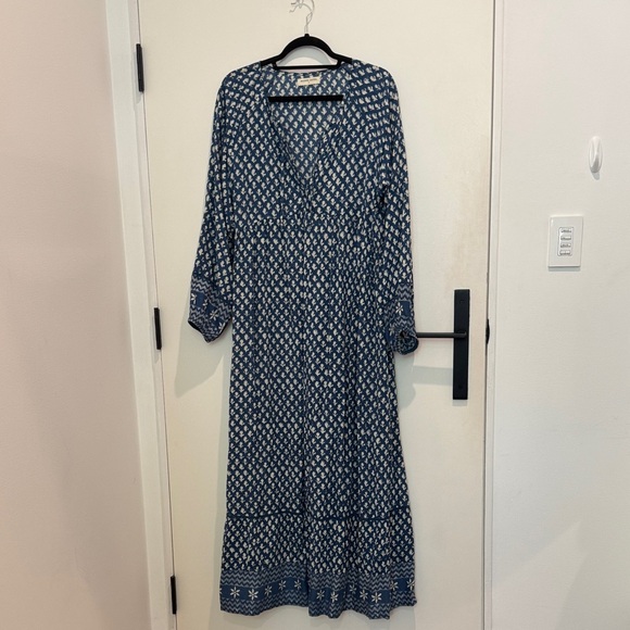 Boho Indian Patterned Maxi Dress - Picture 1 of 5